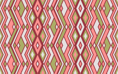 Asymmetric rhombus traditional motifs vector geometric pattern.