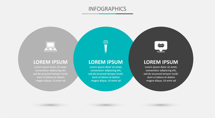 Set Makeup brush, Eye shadow palette with and Smiling lips. Business infographic template. Vector