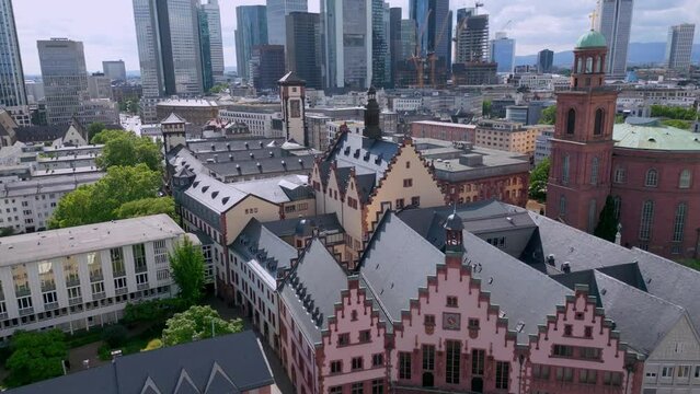 Famous Roemer City Hall in Frankfurt Germany - travel photography