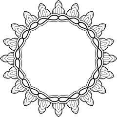 Ready to Print Adult Mandala Coloring Book Printable Coloring Page Mandala Floral Coloring Book Art for Therapy Relaxing Art Coloring Page for Kids Doodle Art Abstract Intricate Design SVG Silhouette	