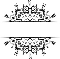 Get crafting with this Mandala Wreath Monogram Split and Heart Arrow SVG Bundle For Cut File Circle Border Wreath SVG Monogram Flower Border incorporate this design to apparel, scrapbooks or decals