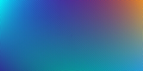 Abstract Modern Background with Halftone Retro Element and Gradient Colorful