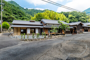 静岡県焼津市にある花沢の里にある江戸時代に建てられた「花沢地区ビジターセンター」
