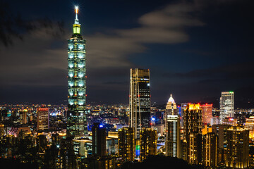 Naklejka premium Taiwan 101 Tower