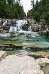 Myra Falls, Strathcona Provincial Park, Vancouver Island, British Columbia, Canada - 516670769