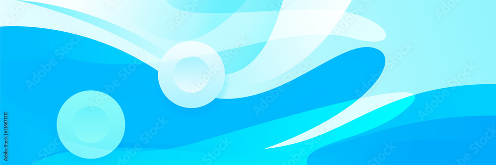 Wall mural blue abstract background. vector abstract graphic design banner pattern background template.