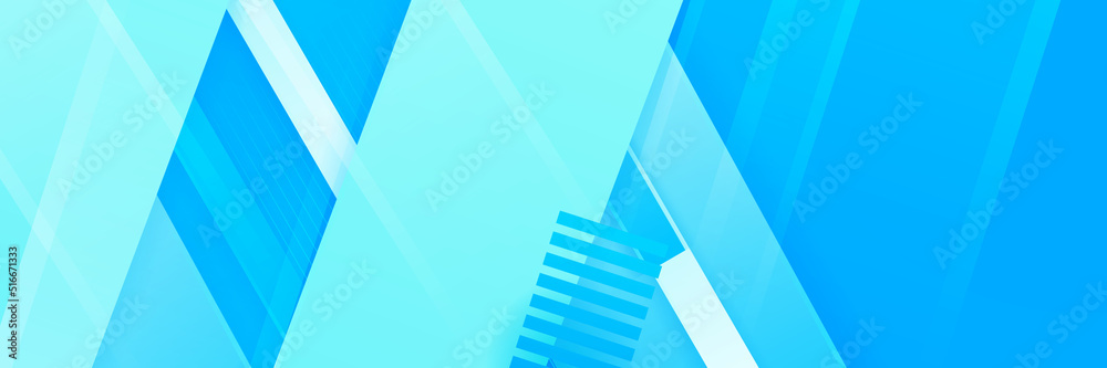 Wall mural blue abstract background. vector abstract graphic design banner pattern background template.
