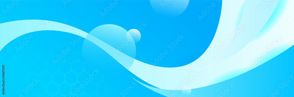 Wall mural blue abstract background. vector abstract graphic design banner pattern background template.