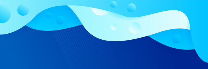 Blue abstract background. Vector abstract graphic design banner pattern background template.