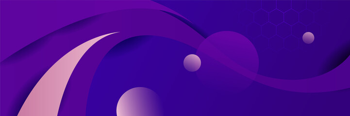 Dark purple abstract background. Vector abstract graphic design banner pattern background template.