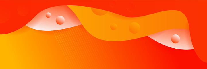Orange abstract background. Vector abstract graphic design banner pattern background template.