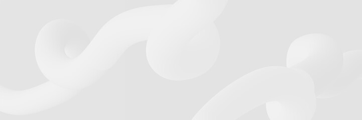 White abstract banner background. Vector abstract graphic design banner pattern background template.