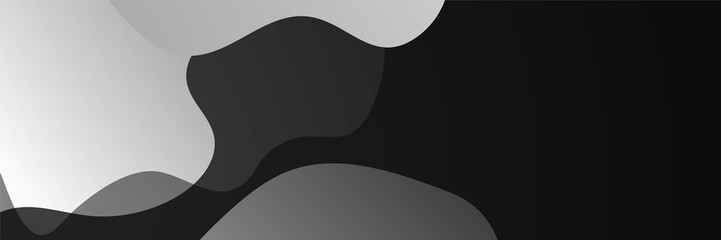 Black abstract background. Vector abstract graphic design banner pattern background template.