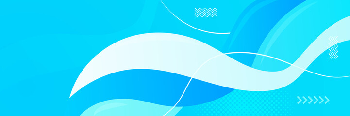 Light blue abstract background. Vector abstract graphic design banner pattern background template.