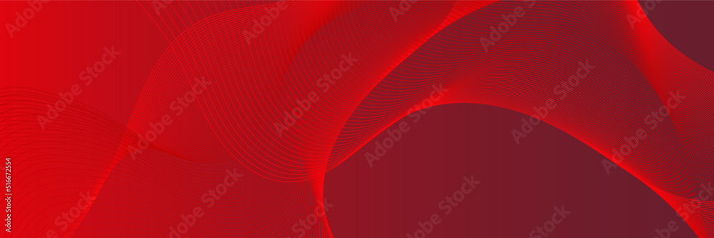 Wall mural red abstract banner background. vector abstract graphic design banner pattern background template.