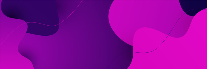 Dark purple abstract banner background. Vector abstract graphic design banner pattern background template.