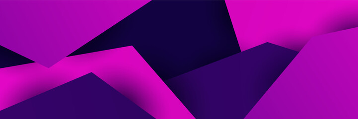 Dark purple abstract banner background. Vector abstract graphic design banner pattern background template.