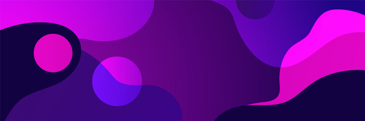 Dark purple abstract banner background. Vector abstract graphic design banner pattern background template.