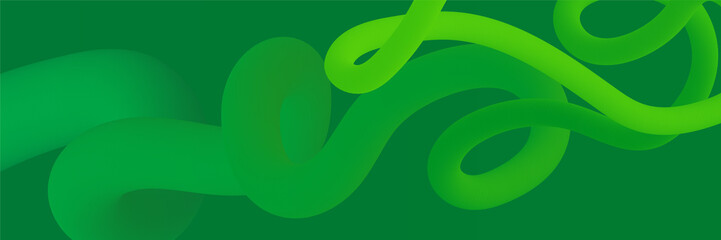 Green abstract banner background. Vector abstract graphic design banner pattern background template.