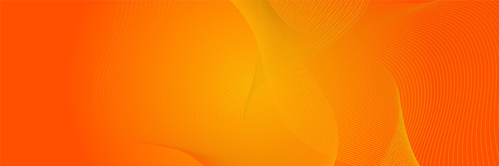 Orange abstract banner background. Vector abstract graphic design banner pattern background template.