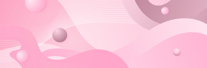 Pink abstract banner background. Vector abstract graphic design banner pattern background template.