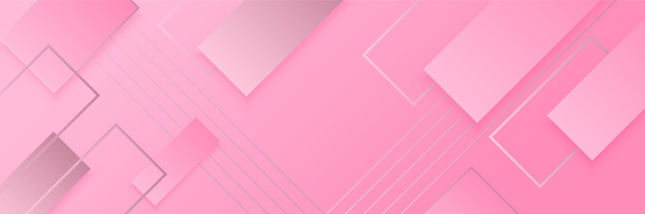 Pink abstract banner background. Vector abstract graphic design banner pattern background template.