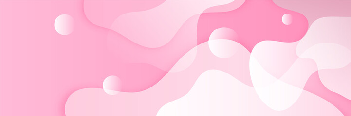 Pink abstract banner background. Vector abstract graphic design banner pattern background template.