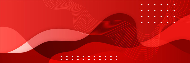 Abstract lines pattern technology on red gradients background. Vector abstract graphic design banner pattern background template.