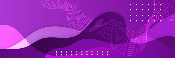 Dark violet background for wide banner. Vector abstract graphic design banner pattern background template.