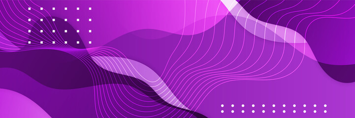 Dark violet background for wide banner. Vector abstract graphic design banner pattern background template.