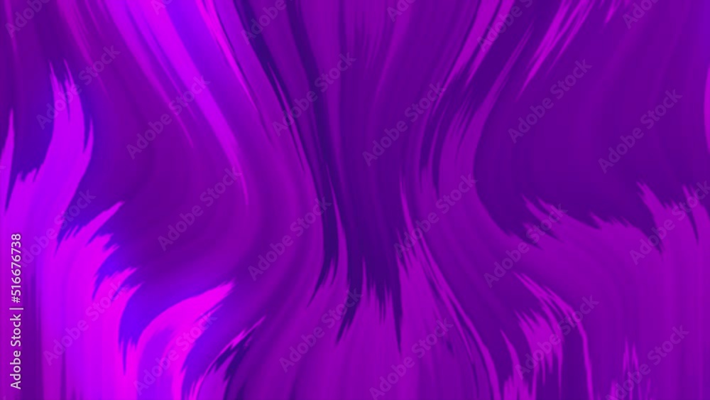 Leinwandbilder animated 3d waving cloth texture. liquid holographic background. smooth silk cloth surface with ripp