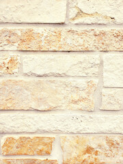 Stone brick wall