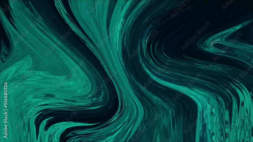 Leinwandbilder animated 3d waving cloth texture. liquid holographic background. smooth silk cloth surface with ripp