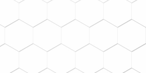 Abstract background with seamless geometric pattern . Geometry pattern hexagon. Hexagonal netting. Honeycomb background. Abstract vector background. 3D abstraction of nanotechnology and science .