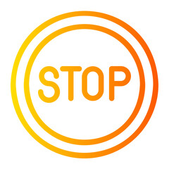 stop gradient icon