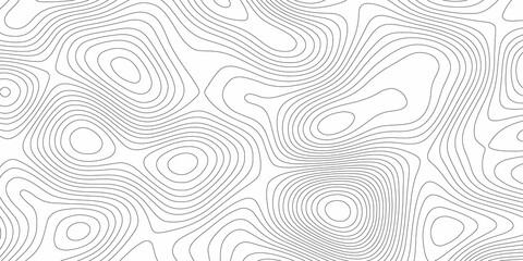 Black and white abstract background vector, Abstract topographic contours map background .Topographic background and texture, monochrome image. 3D waves. Marble texture with natural pattern .