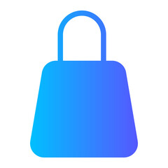 shopping bag gradient icon
