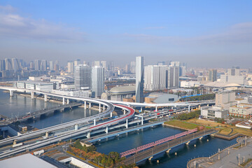 お台場の街並み