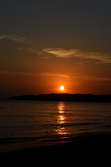 Atardecer color ácido