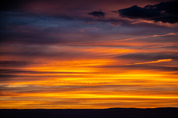 Fototapeta premium sunset in the sky