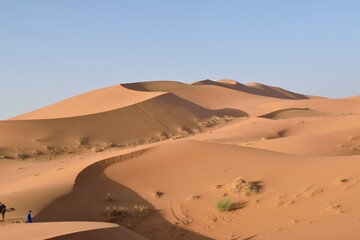 Fototapeta na wymiar Sunrise on the Sahara