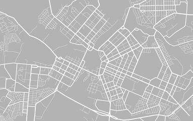 City map. Town streets. Downtown gps navigation plan. Abstract transportation scheme. Drawing scheme town, white line road on gray background. Urban pattern texture. Vector - obrazy, fototapety, plakaty