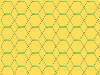 seamless pattern with honeycomb pattern
