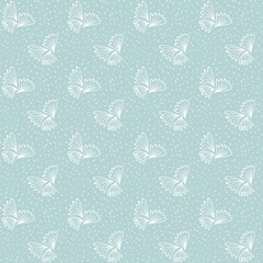plant pattern with white leaves