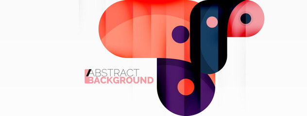 Creative geometric wallpaper. Trendy minimal abstract background. Techno business template for wallpaper, banner, background or landing