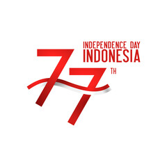 77th Indonesia Independence day logo