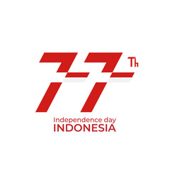 Indonesia Independence day logo