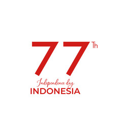 Indonesia Independence day logo