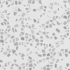 Terrazzo Pattern Tile in Minimalist Grey Tone 