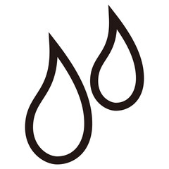 汗や水分のイメージイラスト